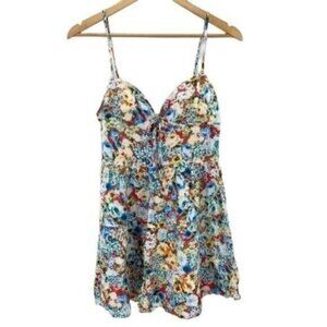 Oboe Women's Floral Mini Dress Size Large